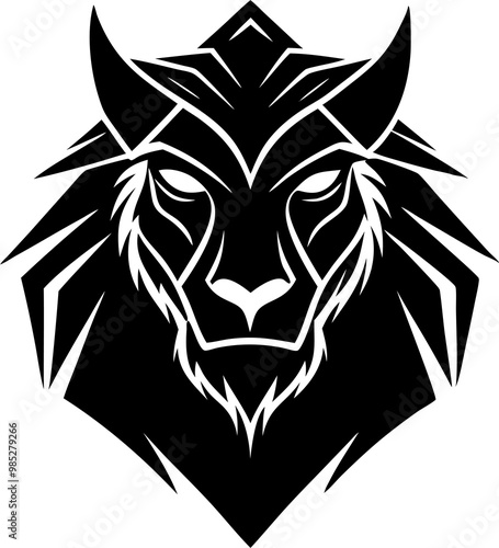 Beji head shape silhouette vector art .This is an editable and printable vector eps file