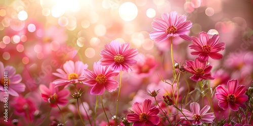 Spring flowers on beautiful background.