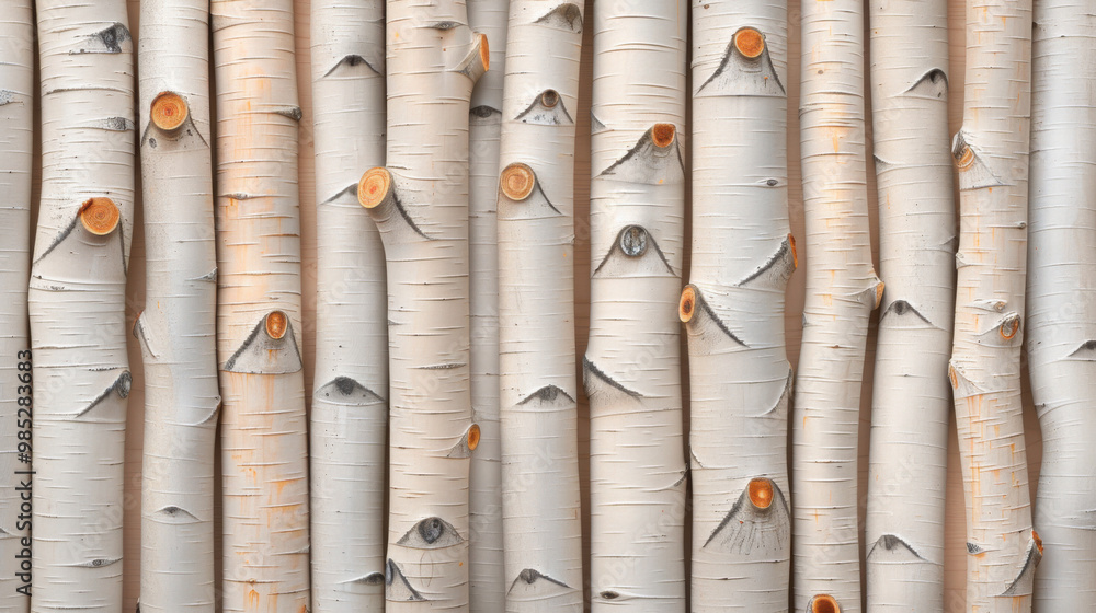 Birch Bark Texture Background Birch Bark Texture Background