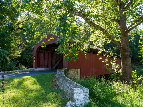 Little Gap Covered Bridge in Carbon County, Pennsylvania