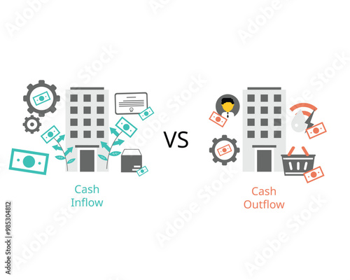 cash flow of cash inflow and cash outflow