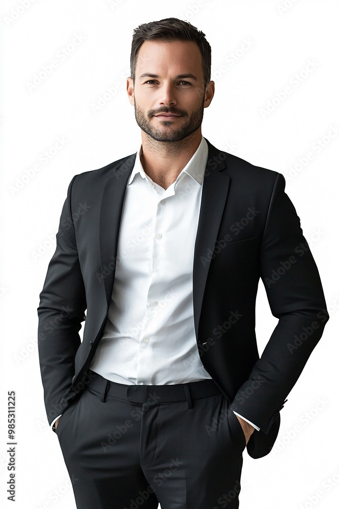 Fototapeta premium Business man in a suit