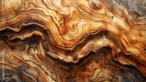 Abstract Wood Grain Texture