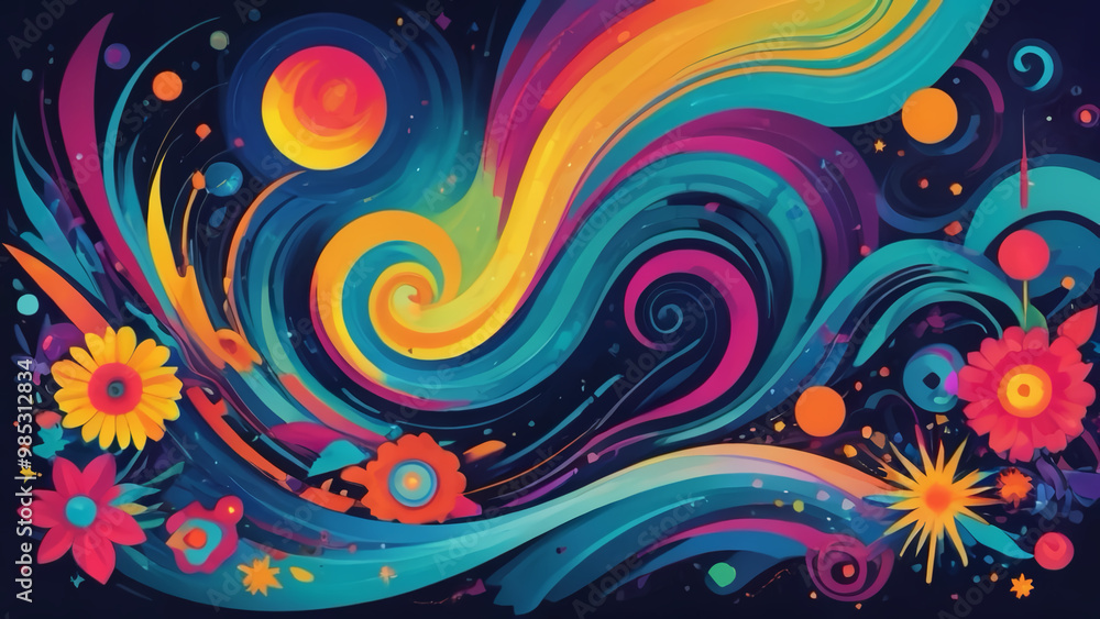 abstract background with circles abstract background with circles