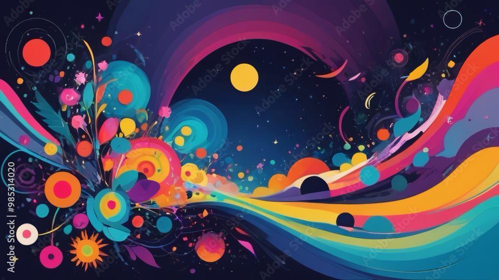 abstract background with circles abstract background with circles