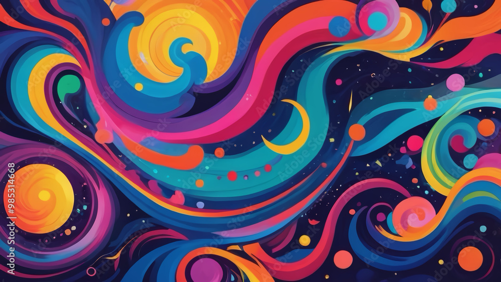 abstract background with circles abstract background with circles