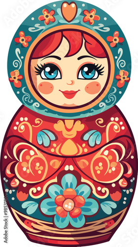 Matryoshka Russian doll