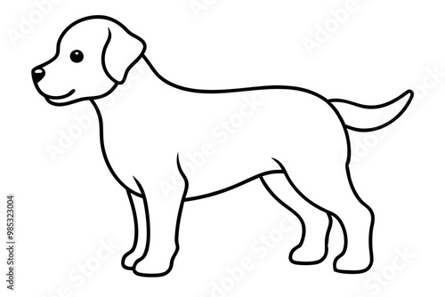 puppy silhouette vector, puppy dog animal , puppy illustration