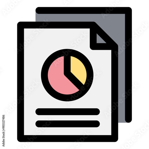 Graph, chart, diagram icon