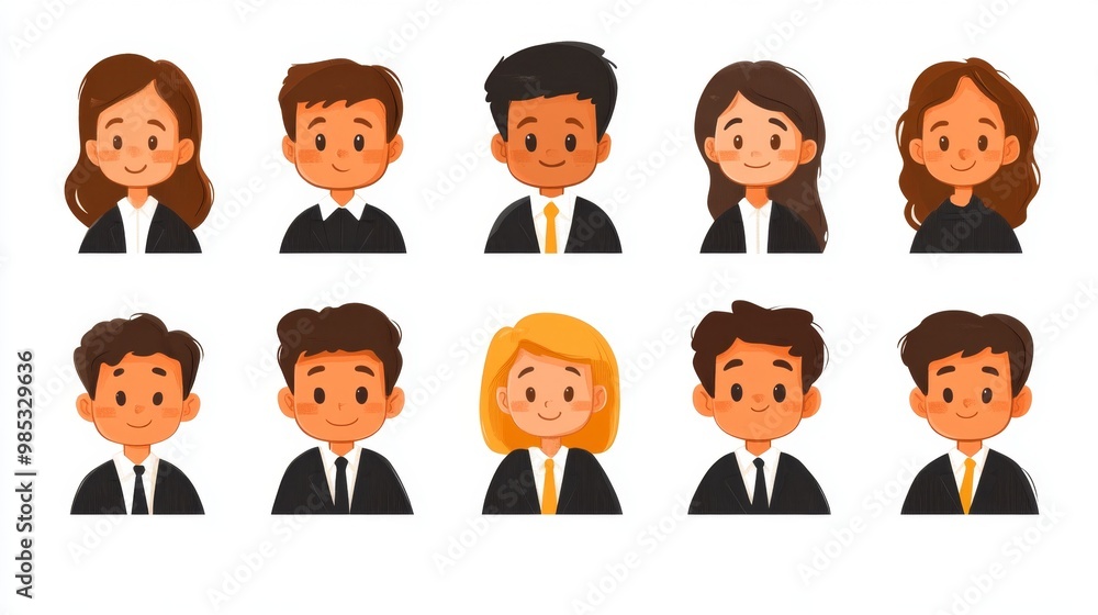 Diverse Business People. Diverse Business People.