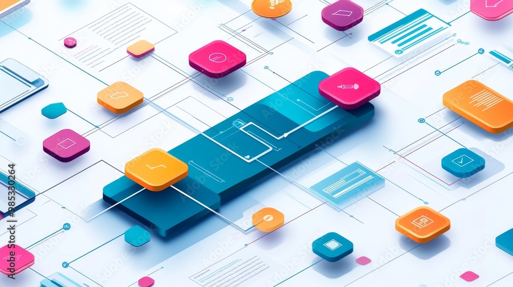 Abstract Tech Background. Abstract Tech Background.