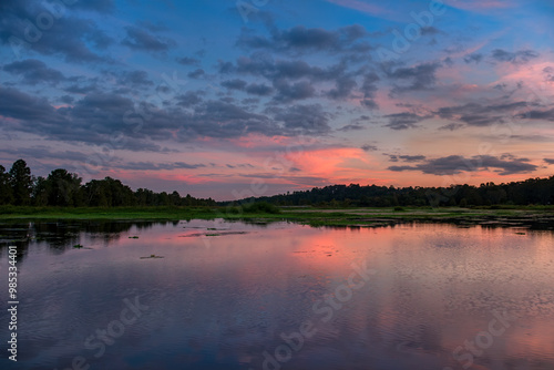 Sunset at Alligator Lake, Lake City, Florida