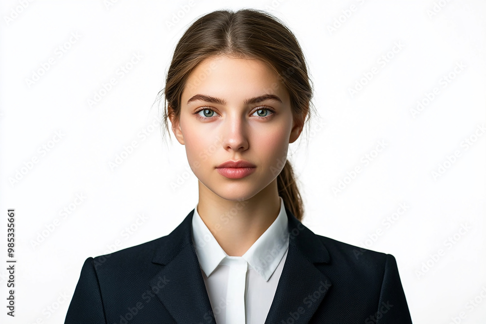 Business woman in a suit
