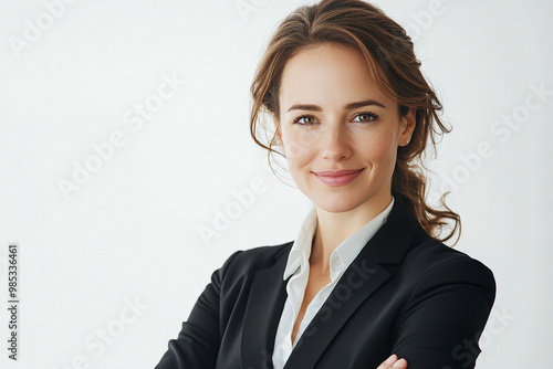 Business woman in a suit