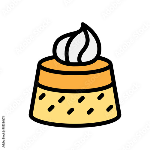 Panna cotta icon