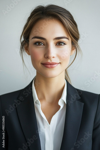 Business woman in a suit