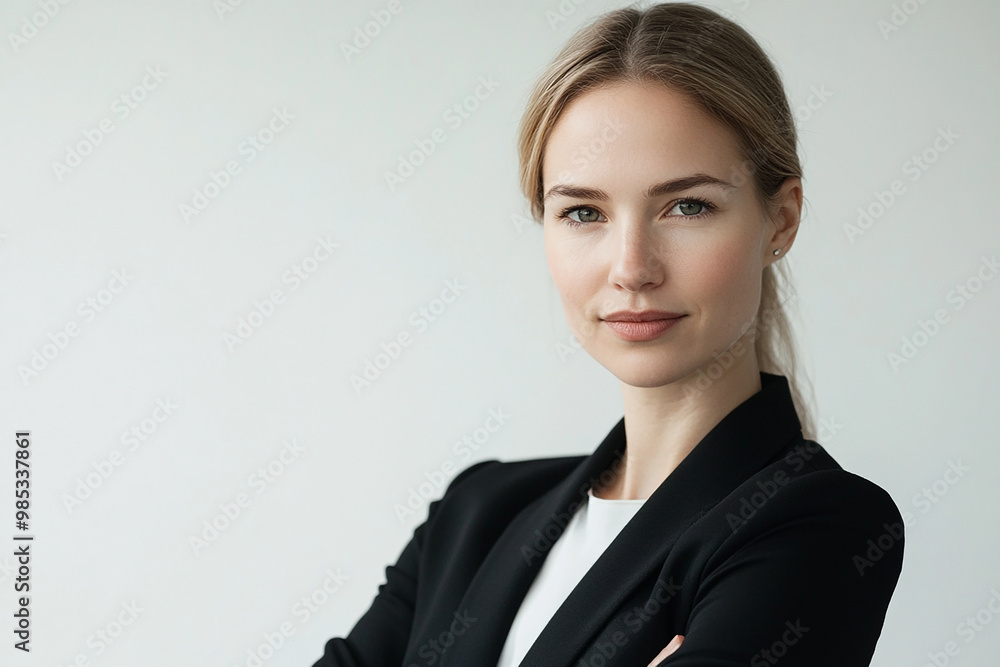 Business woman in a suit