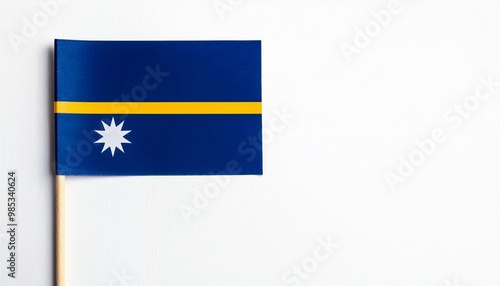 Free Download 小さな紙のナウル共和国の国旗（small paper Nauru flag）
 - GFXLoad