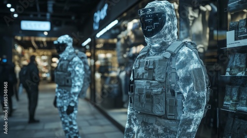 Wallpaper Mural Futuristic Soldier. Torontodigital.ca