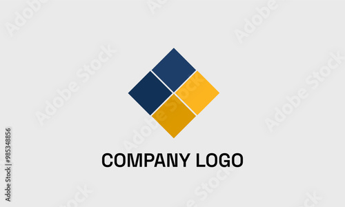 Free Download Color four box logo for company - GFXLoad