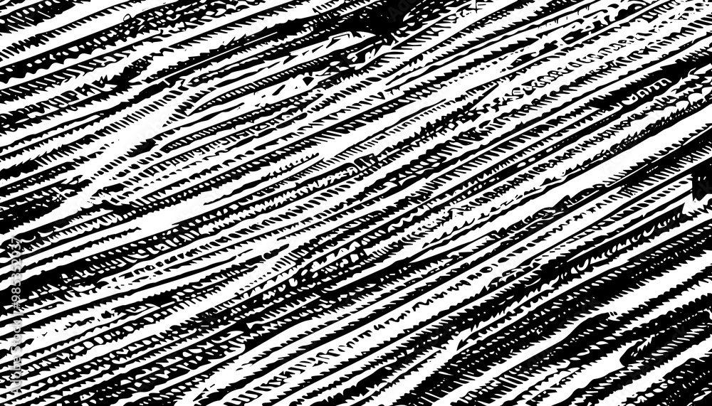 Obraz premium Luxury Black Traced Carpet Texture on White Background - Vector Illustration Stock Image