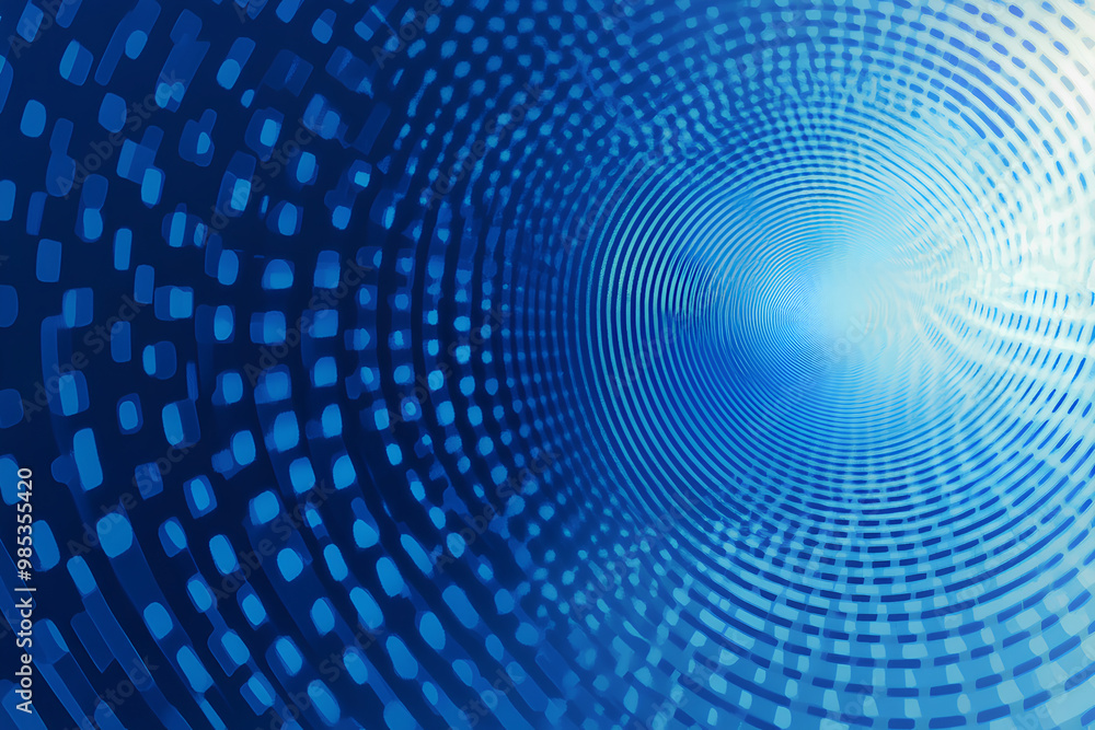 Abstract blue halftone circle futuristic Abstract blue halftone circle futuristic