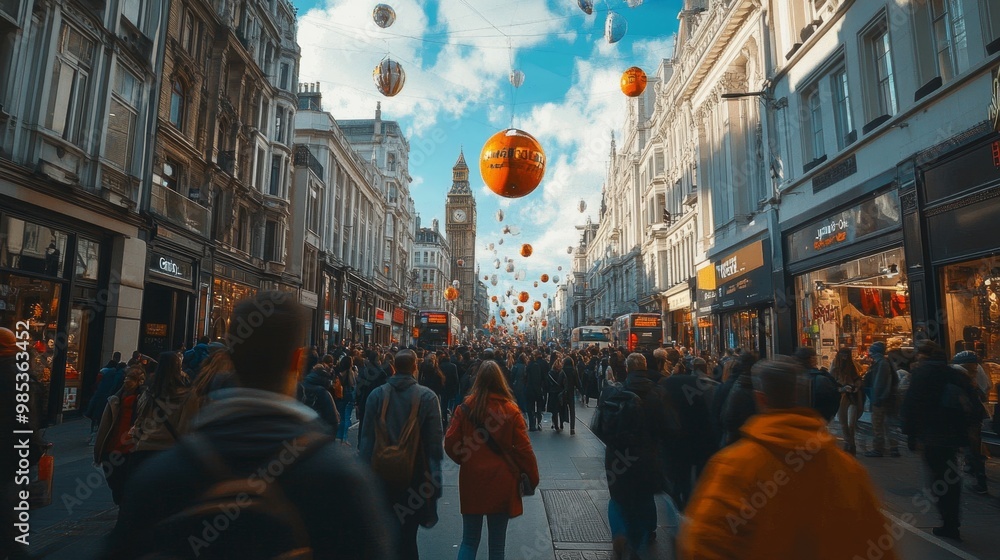London Street Scene. London Street Scene.