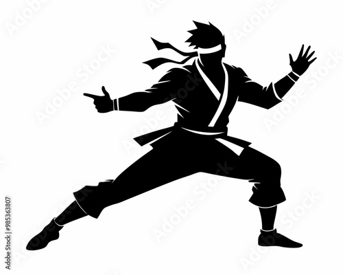 Martial Art silhouette vector, Self Defence vector, Karate silhouette, Kung Fu silhouette, Martial Art Silhouette, Martial Art Cricut, Martial Art Cut File