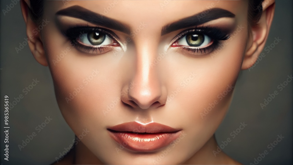 Eyebrows meticulously groomed and shaped with flawless precision, accentuating facial harmony and balancing the overall Eyebrows meticulously groomed and shaped with flawless precision, accentuating facial harmony and balancing the overall