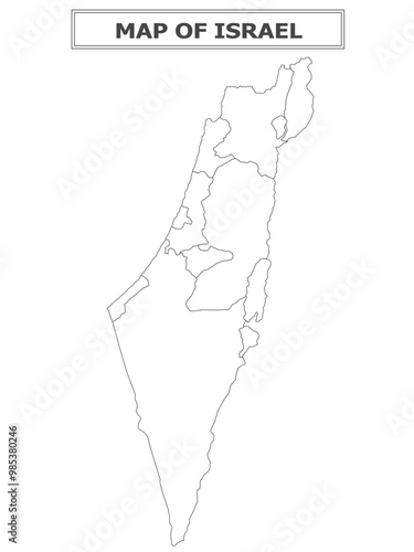 Political map. Political map of country with capital, province or state capital, major cities and town.