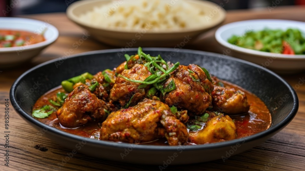 Delicious Asian cuisine ready to be savored Delicious Asian cuisine ready to be savored