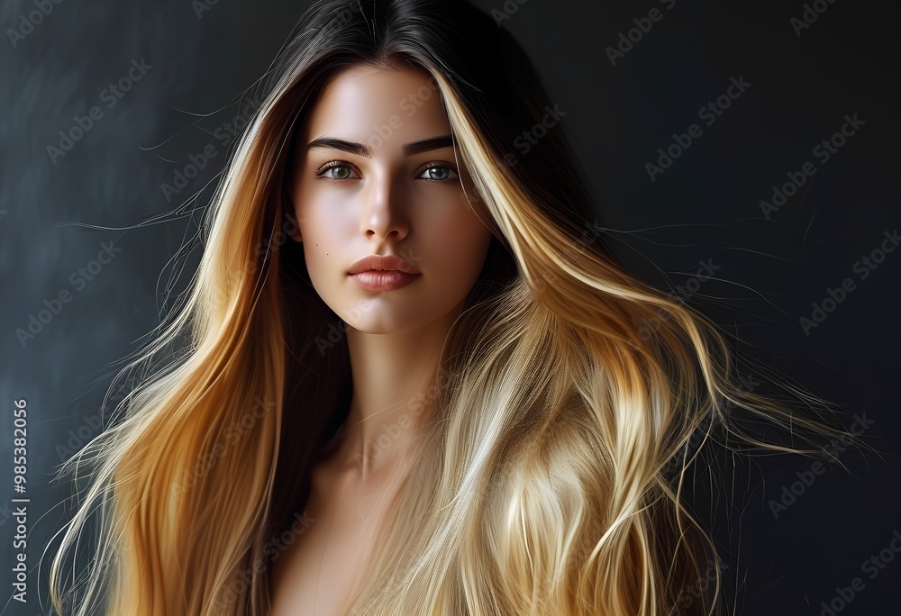 Fototapeta premium ombre hair