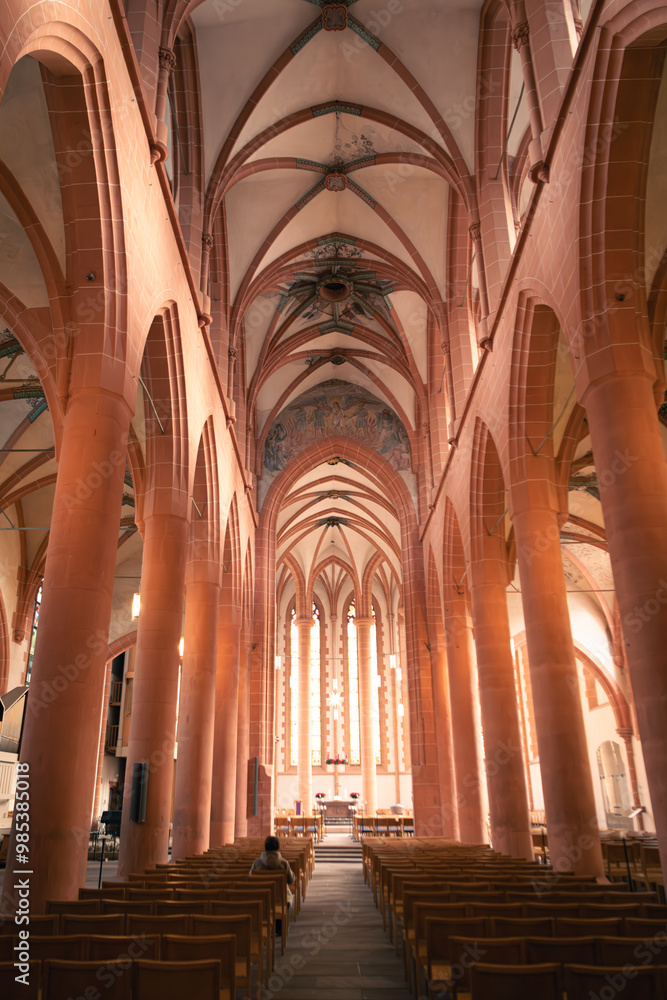 Fototapeta premium A church welcoming the morning