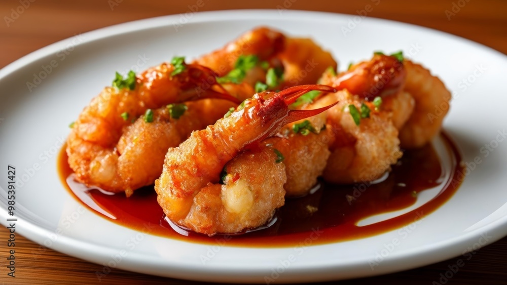 Deliciously seasoned shrimp ready to be savored Deliciously seasoned shrimp ready to be savored
