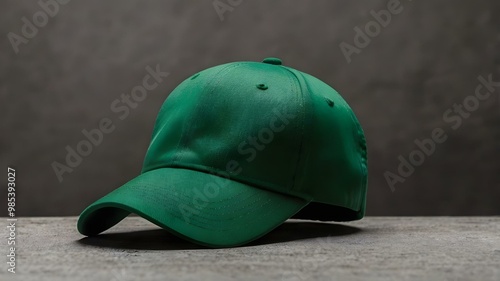 Wallpaper Mural Blank green cap mockup for design presentation
 Torontodigital.ca