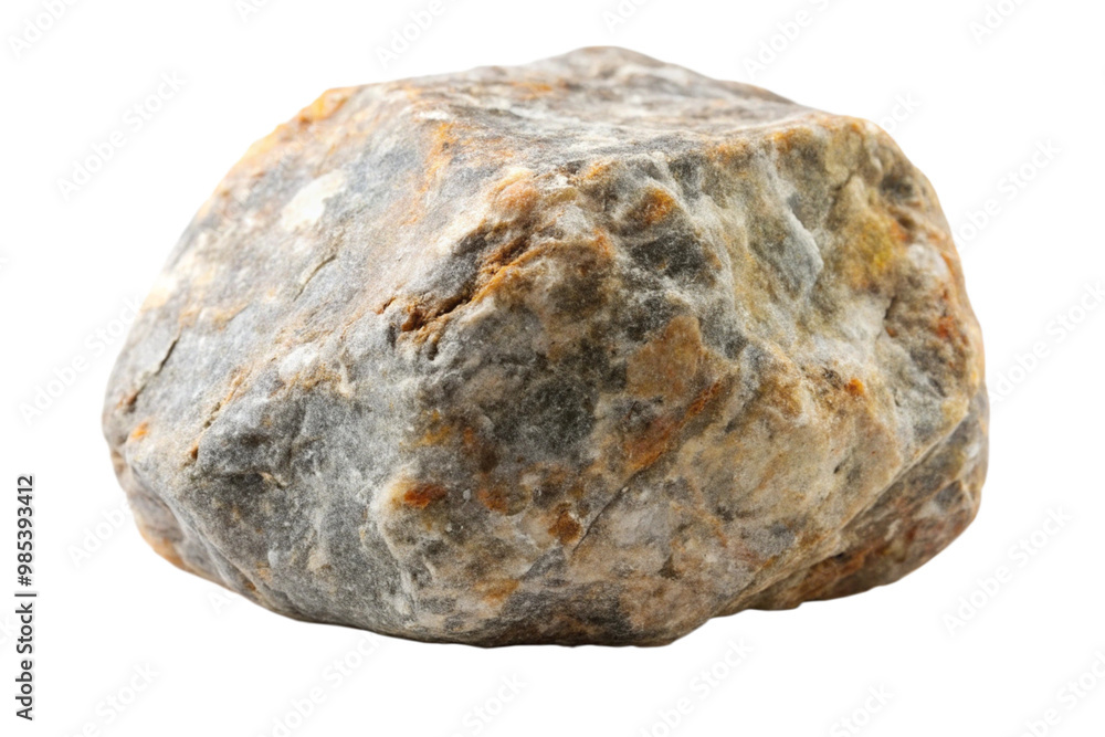 Obraz premium stone isolated on white background