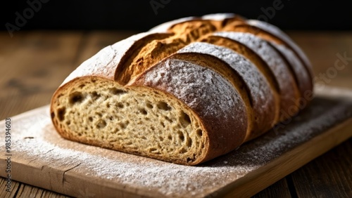  Freshly baked bread ready to be enjoyed