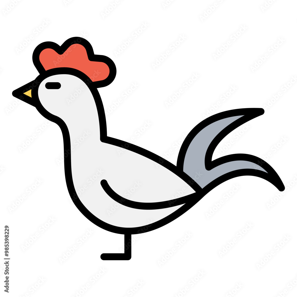 Fototapeta premium Chicken icon