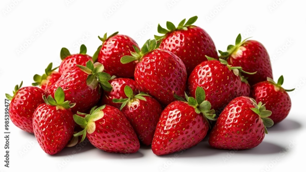Fresh and juicy strawberries perfect for summer Fresh and juicy strawberries perfect for summer