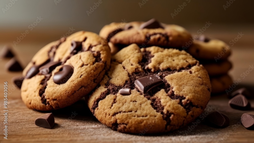 Deliciously tempting chocolate chip cookies Deliciously tempting chocolate chip cookies