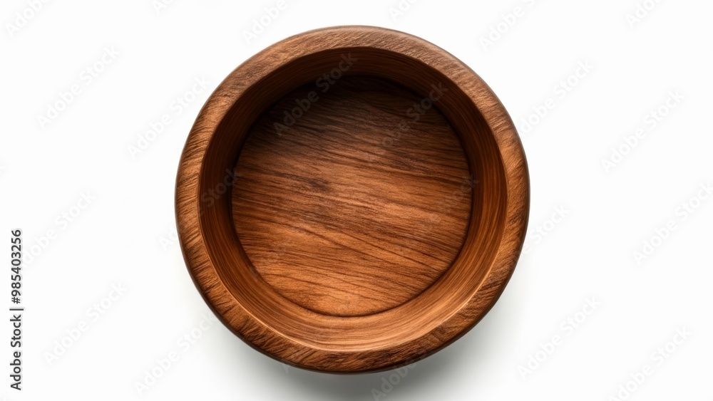 Elegant wooden bowl perfect for serving or display Elegant wooden bowl perfect for serving or display