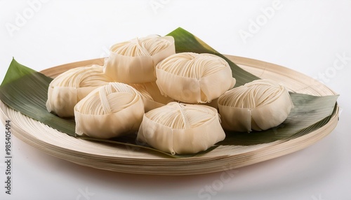 Wallpaper Mural Malaysian Food, Tau Foo Fah on white background isolated. Torontodigital.ca