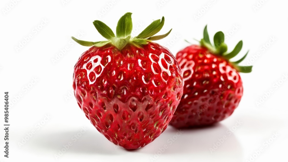Fresh ripe strawberries ready to be enjoyed Fresh ripe strawberries ready to be enjoyed