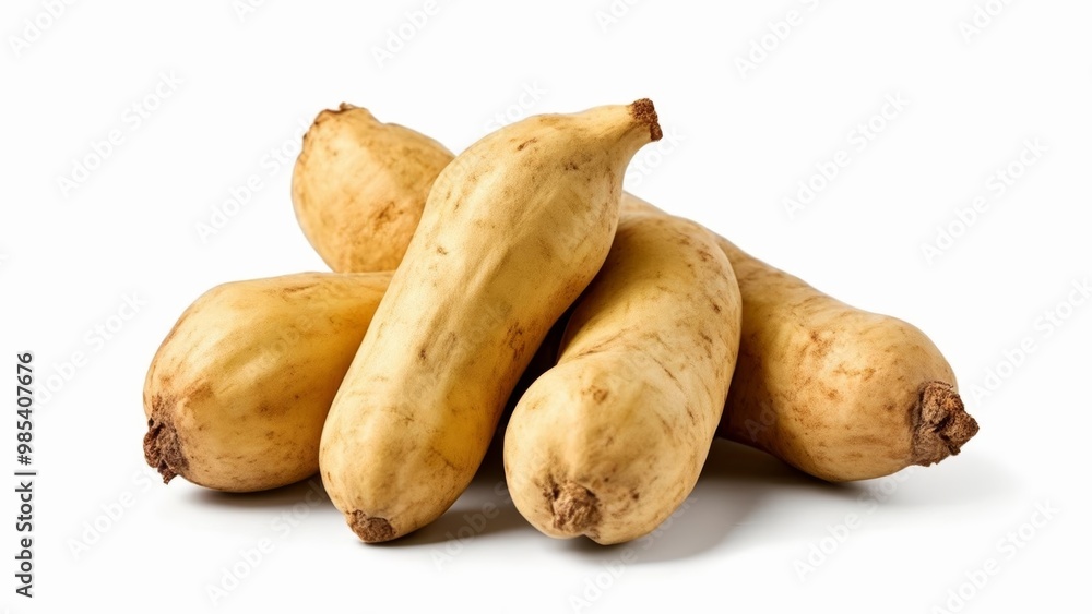Fresh organic yams ready for harvest Fresh organic yams ready for harvest
