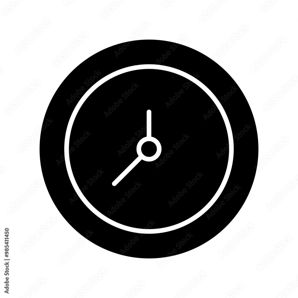 clock glyph icon
