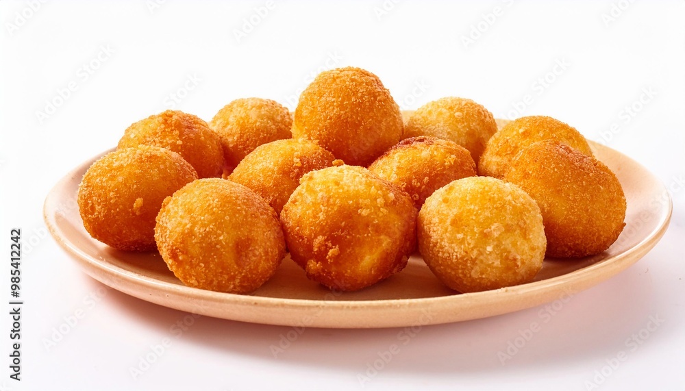Spanish Food, Albondigas on white background isolated. Spanish Food, Albondigas on white background isolated.