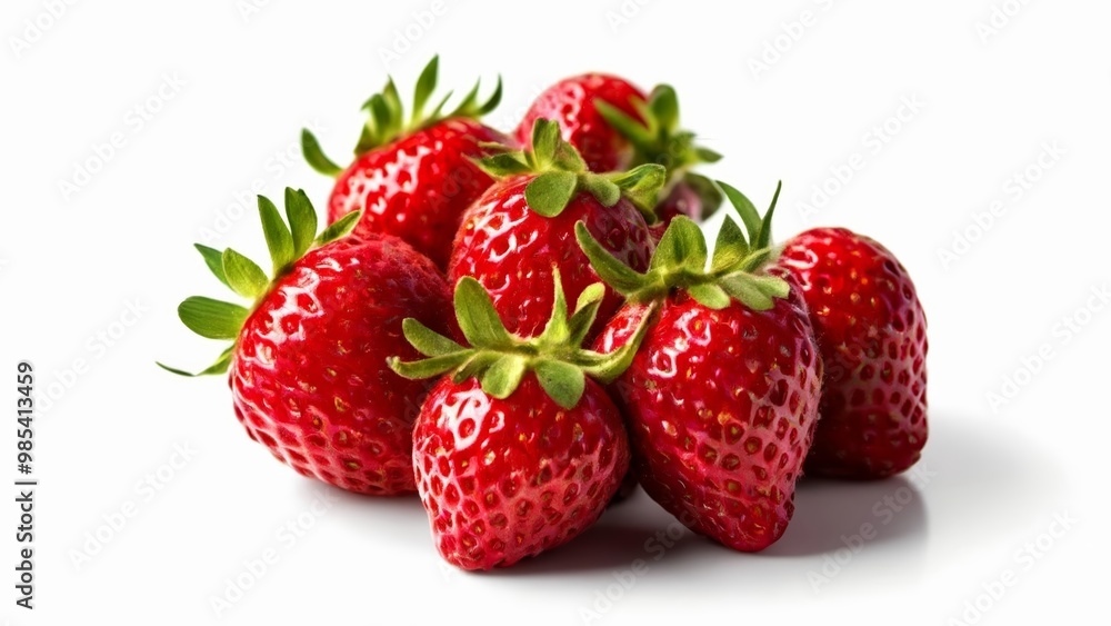 Fresh and ripe strawberries ready to be enjoyed Fresh and ripe strawberries ready to be enjoyed