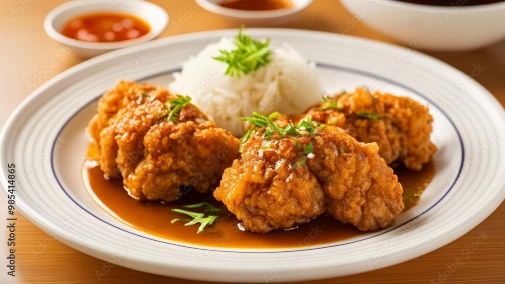 Delicious Asian cuisine ready to be savored Delicious Asian cuisine ready to be savored