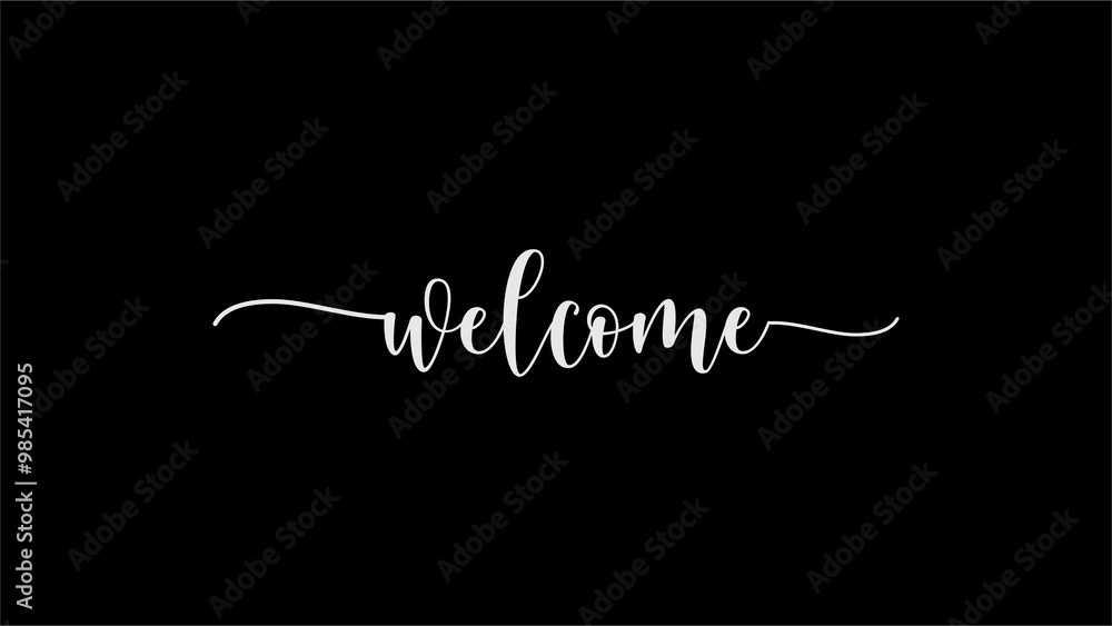 Welcome text vektor bakcground banner , Welcome text vektor bakcground banner ,