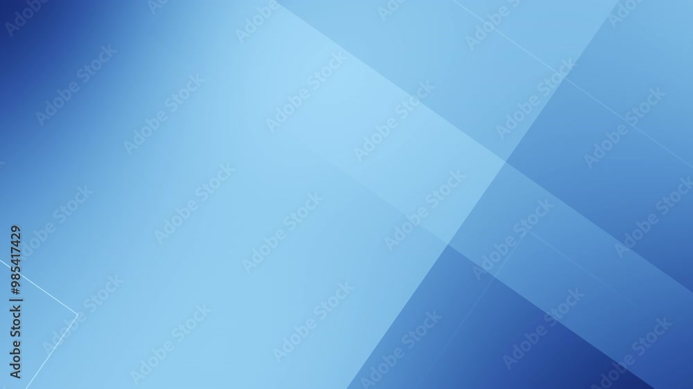 Light blue minimal motion design abstract corporate background. Seamless loop. 4K